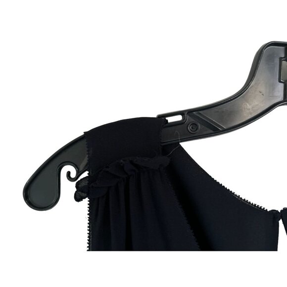 REISS Top Blouse Black Camisole Lined Size 6 - Picture 3 of 9